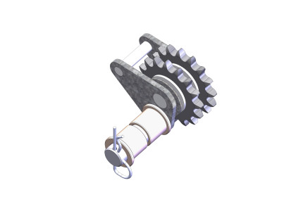 PIVOT DE NACELLE DBM08CPR05 DOUBLE CHAÎNE